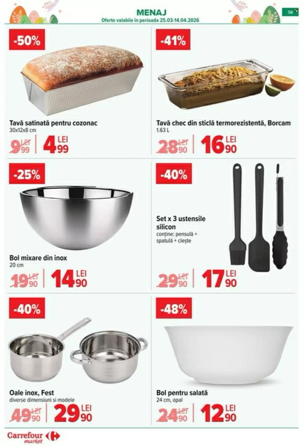 Catalogul cu oferte Carrefour Market valabil de la 25.03.2026 - Pagina 54.