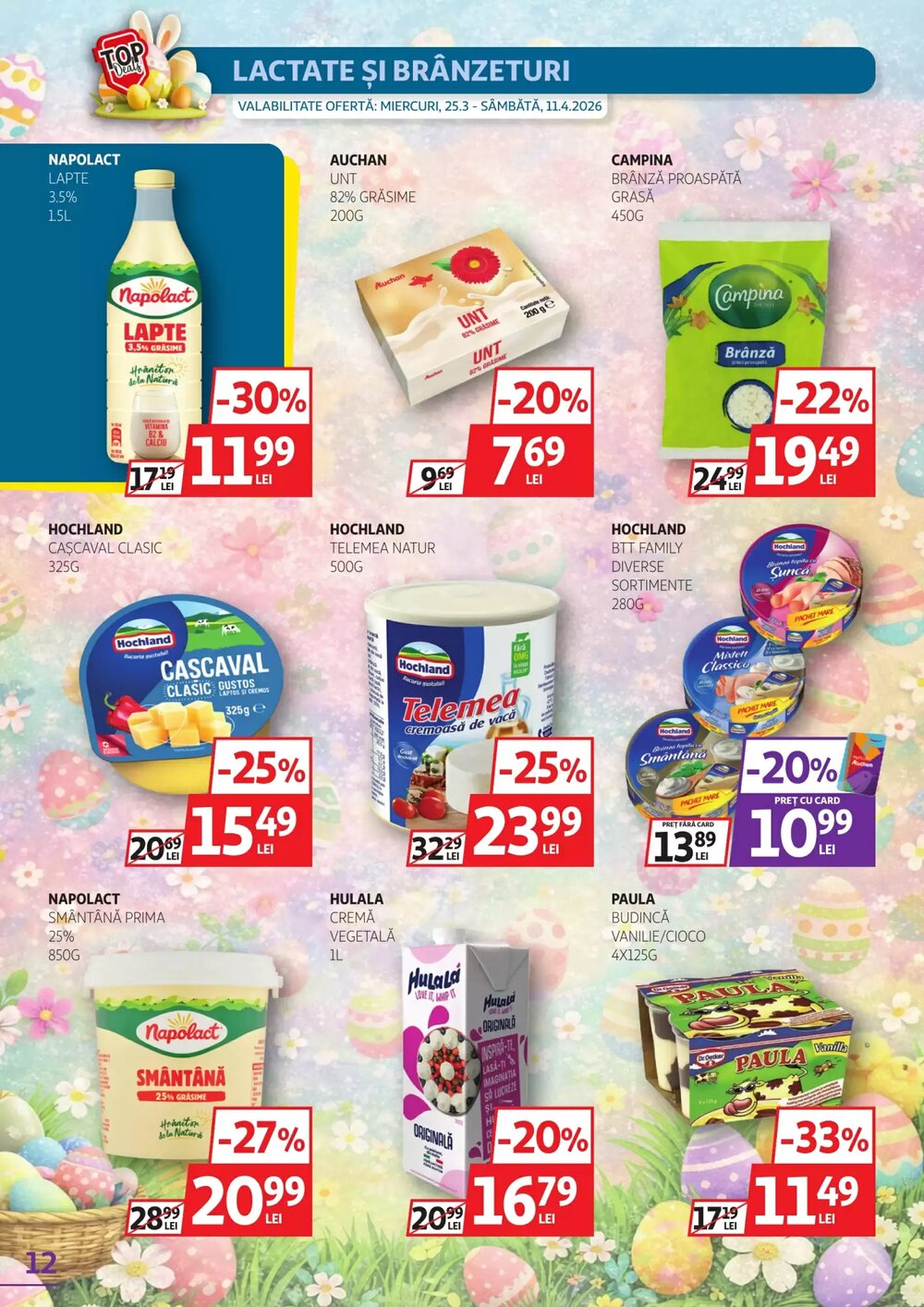 Catalogul cu oferte Auchan valabil de la 25.03.2026 - Pagina 12.