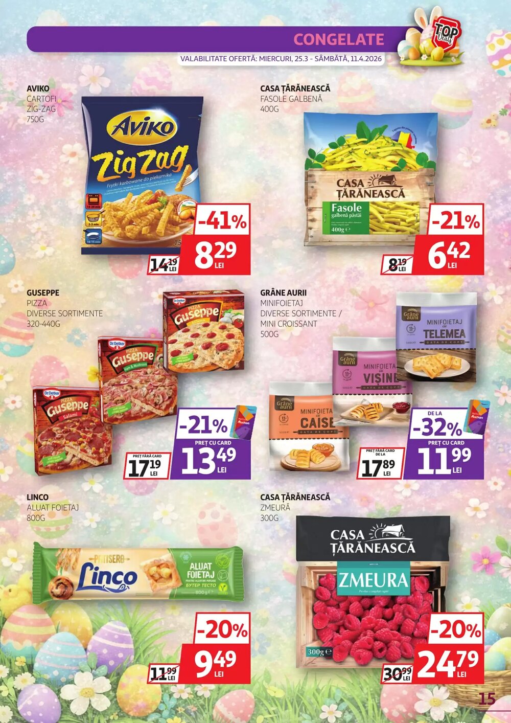 Catalogul cu oferte Auchan valabil de la 25.03.2026 - Pagina 15.