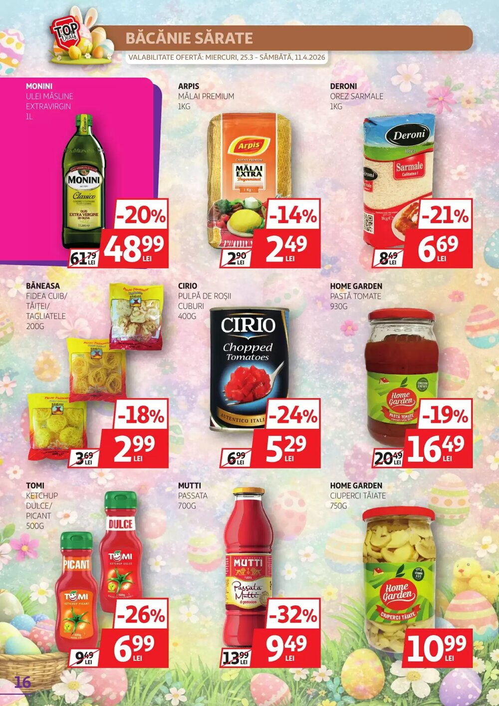 Catalogul cu oferte Auchan valabil de la 25.03.2026 - Pagina 16.
