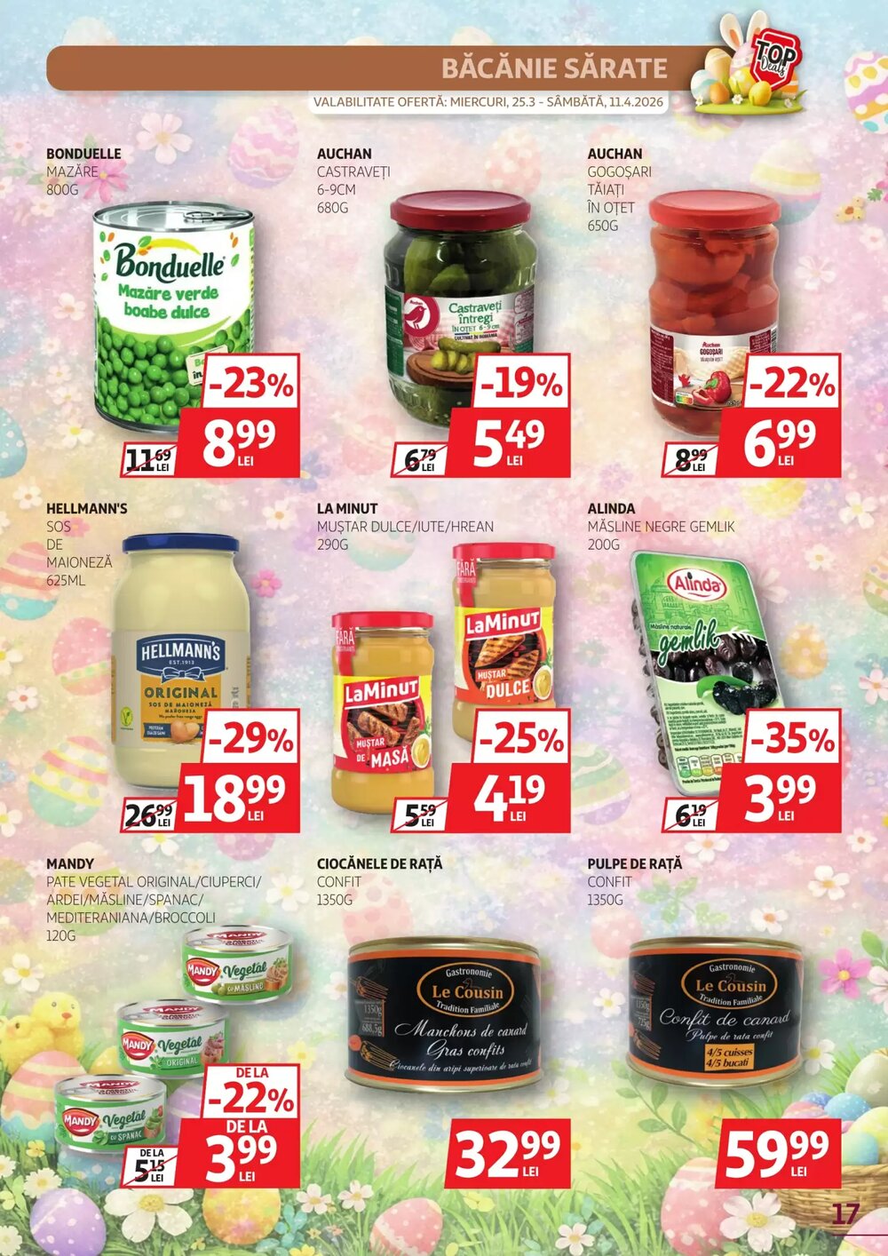 Catalogul cu oferte Auchan valabil de la 25.03.2026 - Pagina 17.