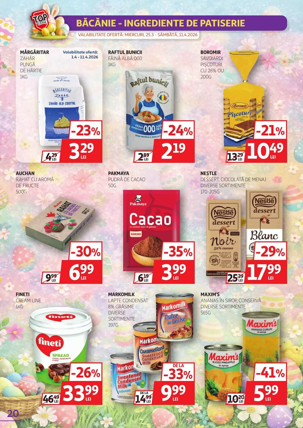 Catalogul cu oferte Auchan valabil de la 25.03.2026 - Pagina 20.