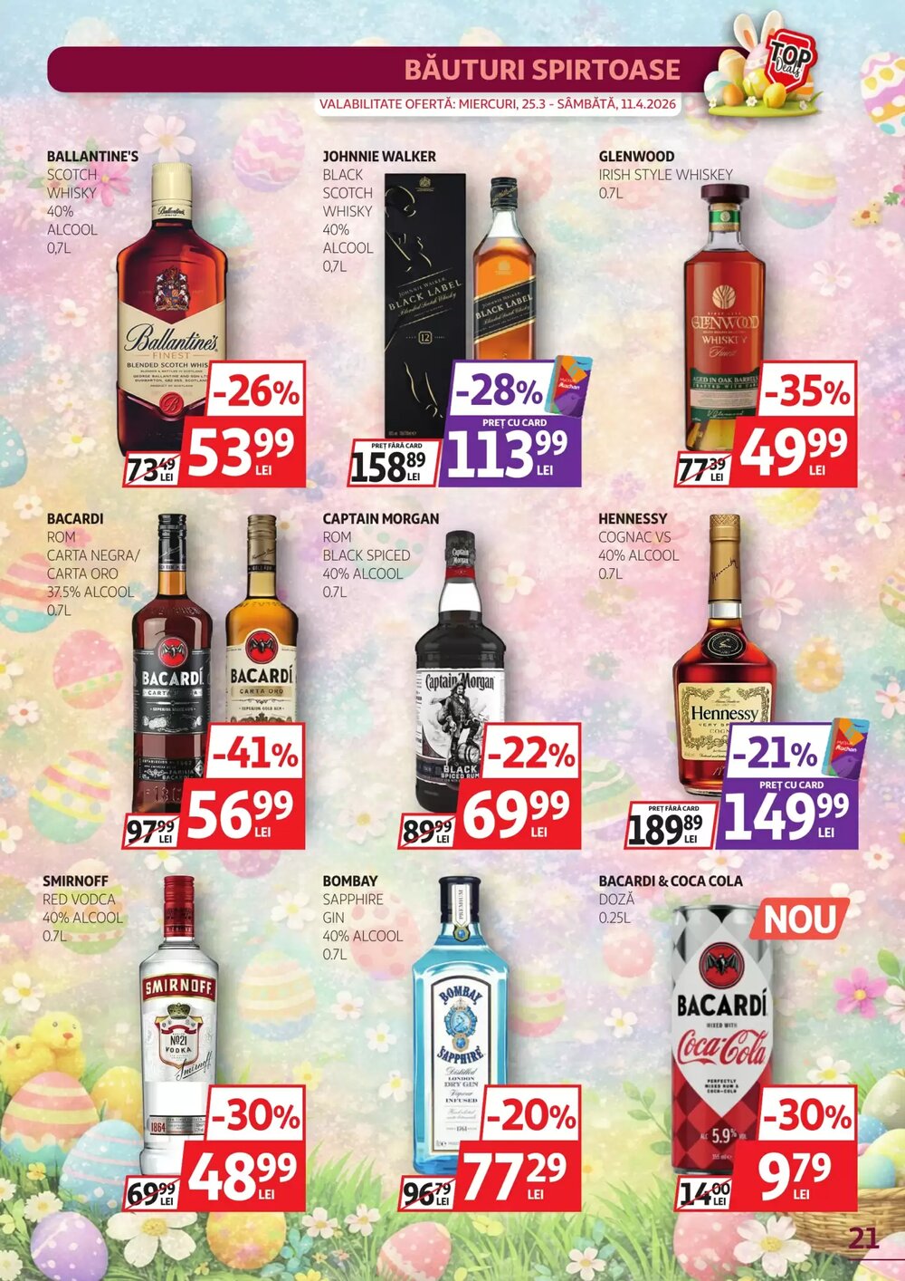 Catalogul cu oferte Auchan valabil de la 25.03.2026 - Pagina 21.