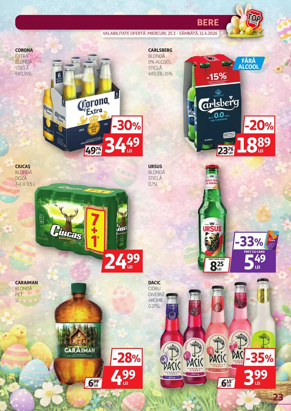 Catalogul cu oferte Auchan valabil de la 25.03.2026 - Pagina 23.