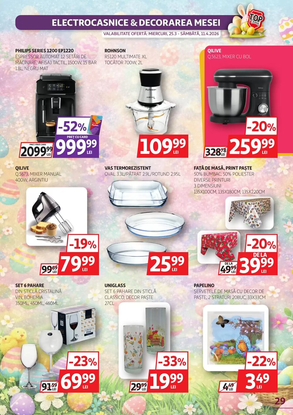 Catalogul cu oferte Auchan valabil de la 25.03.2026 - Pagina 29.