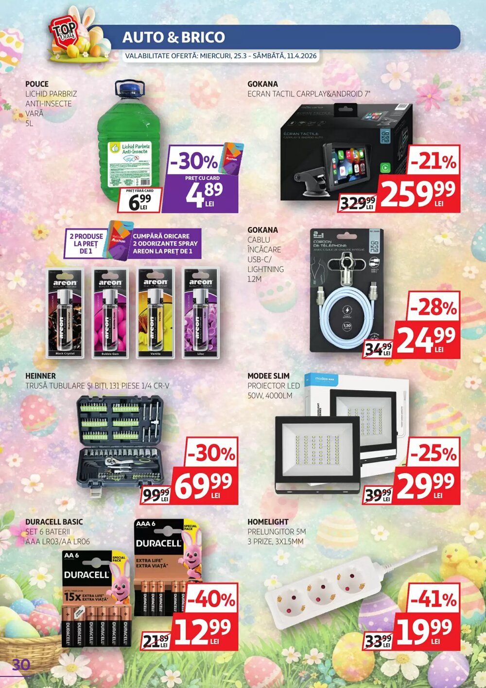 Catalogul cu oferte Auchan valabil de la 25.03.2026 - Pagina 30.