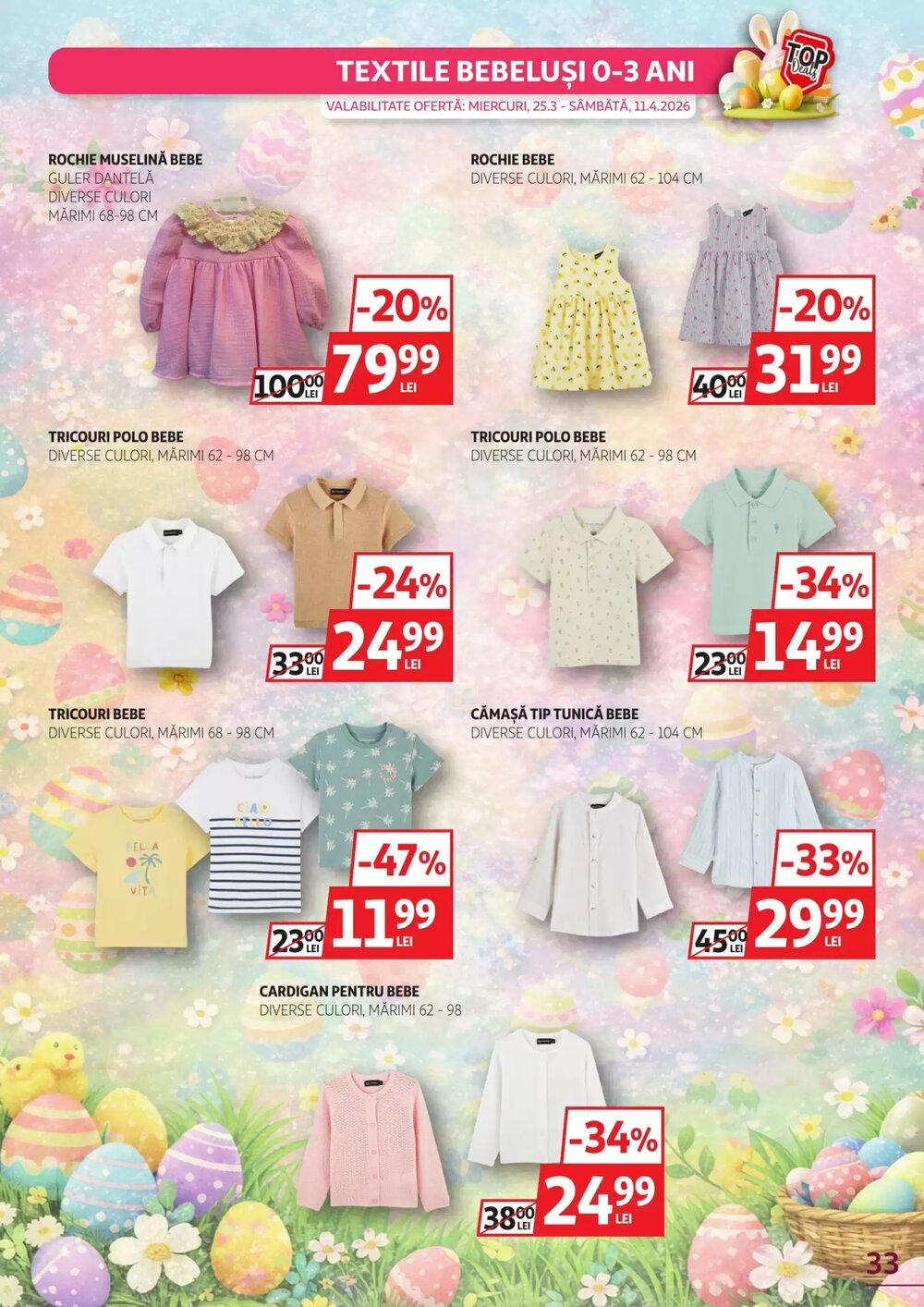 Catalogul cu oferte Auchan valabil de la 25.03.2026 - Pagina 33.