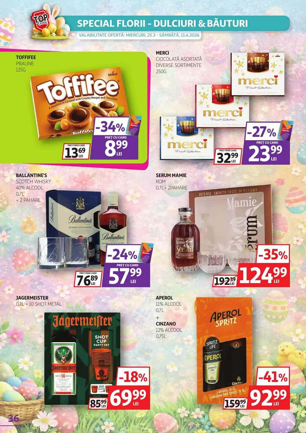 Catalogul cu oferte Auchan valabil de la 25.03.2026 - Pagina 36.