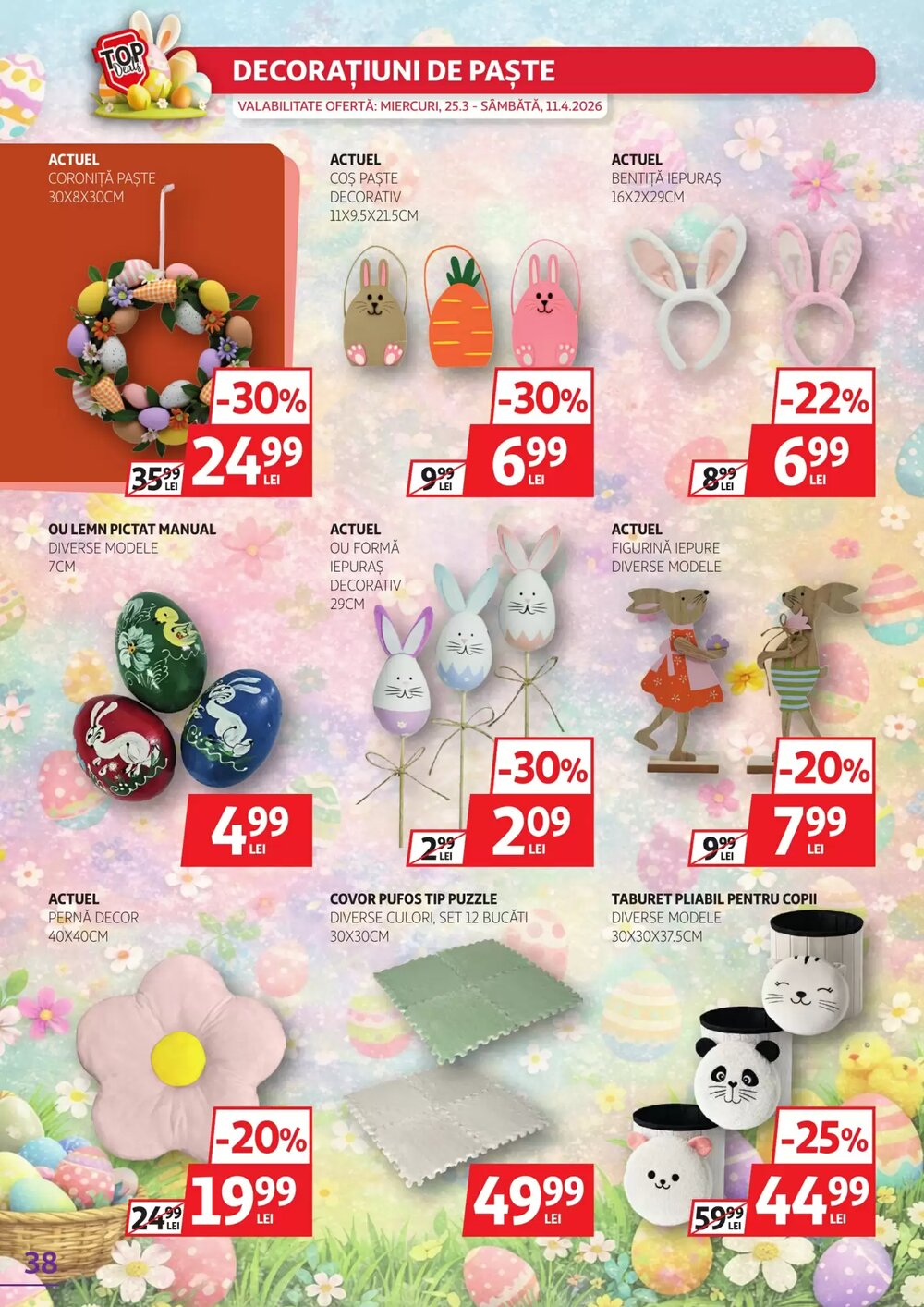 Catalogul cu oferte Auchan valabil de la 25.03.2026 - Pagina 38.