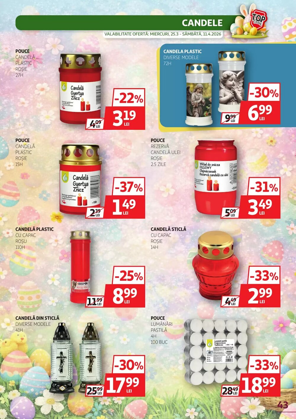 Catalogul cu oferte Auchan valabil de la 25.03.2026 - Pagina 43.