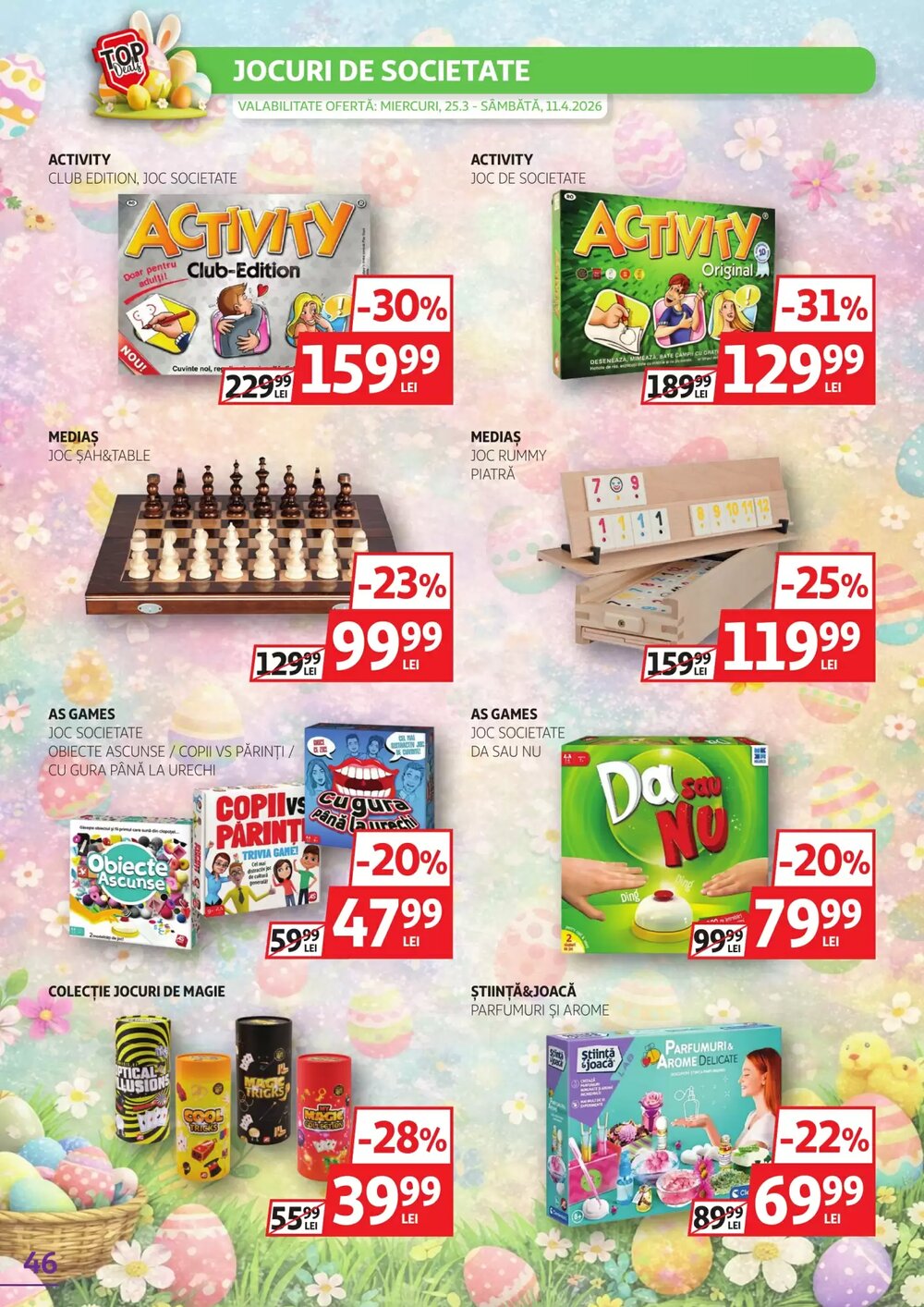 Catalogul cu oferte Auchan valabil de la 25.03.2026 - Pagina 46.