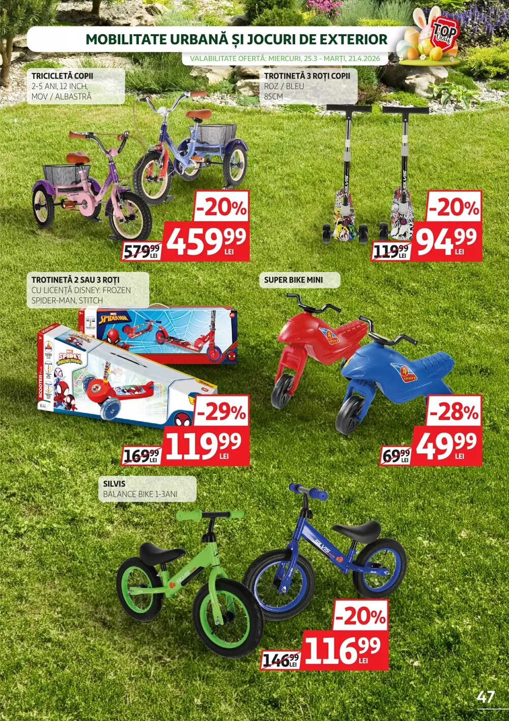 Catalogul cu oferte Auchan valabil de la 25.03.2026 - Pagina 47.