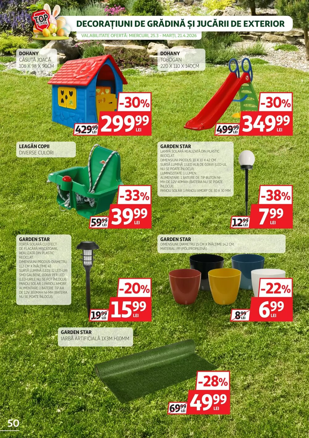 Catalogul cu oferte Auchan valabil de la 25.03.2026 - Pagina 50.