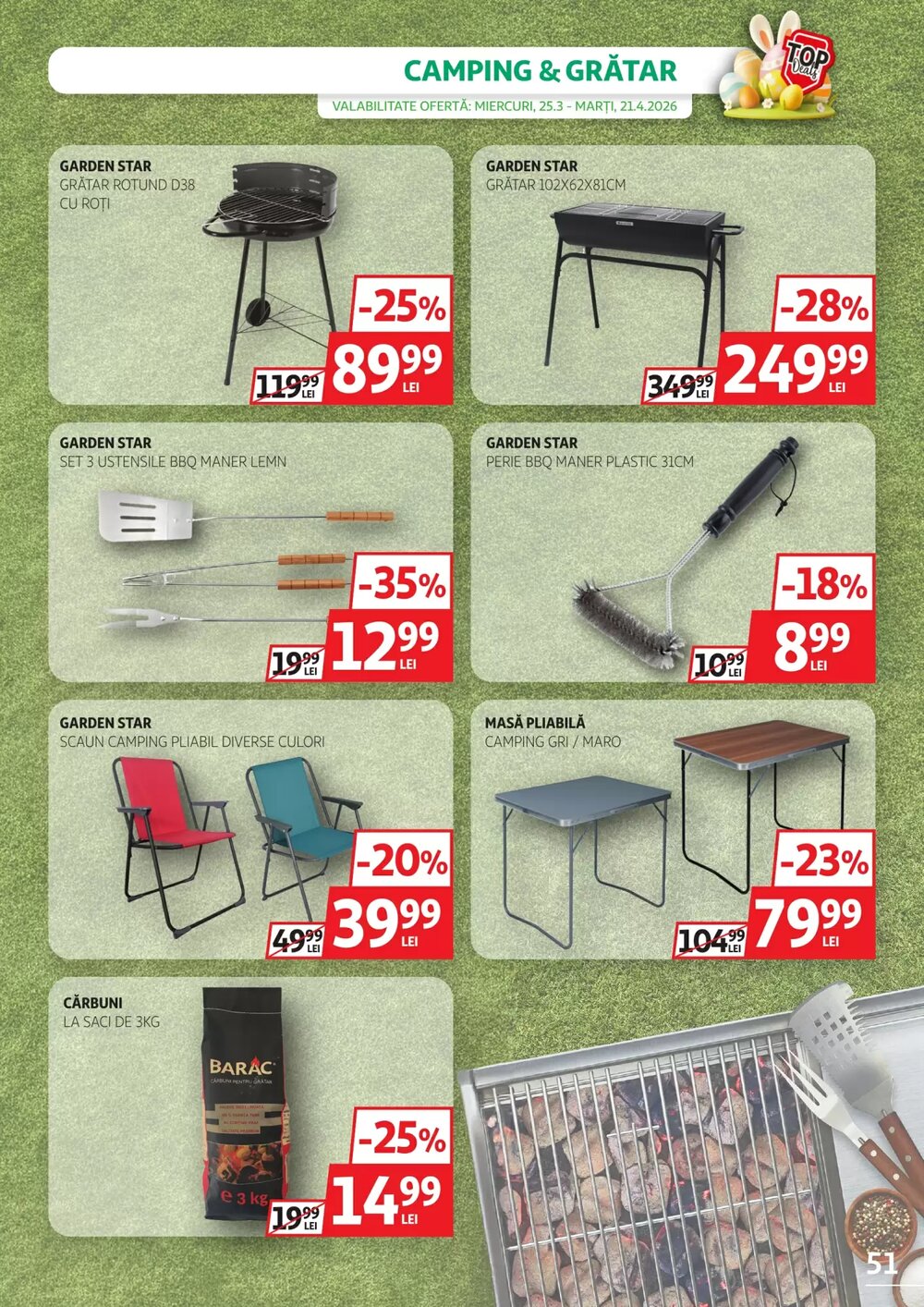 Catalogul cu oferte Auchan valabil de la 25.03.2026 - Pagina 51.