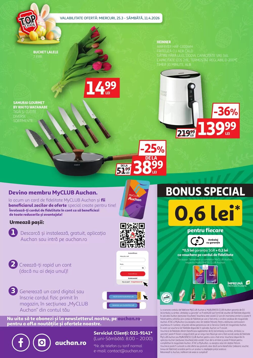 Catalogul cu oferte Auchan valabil de la 25.03.2026 - Pagina 54.