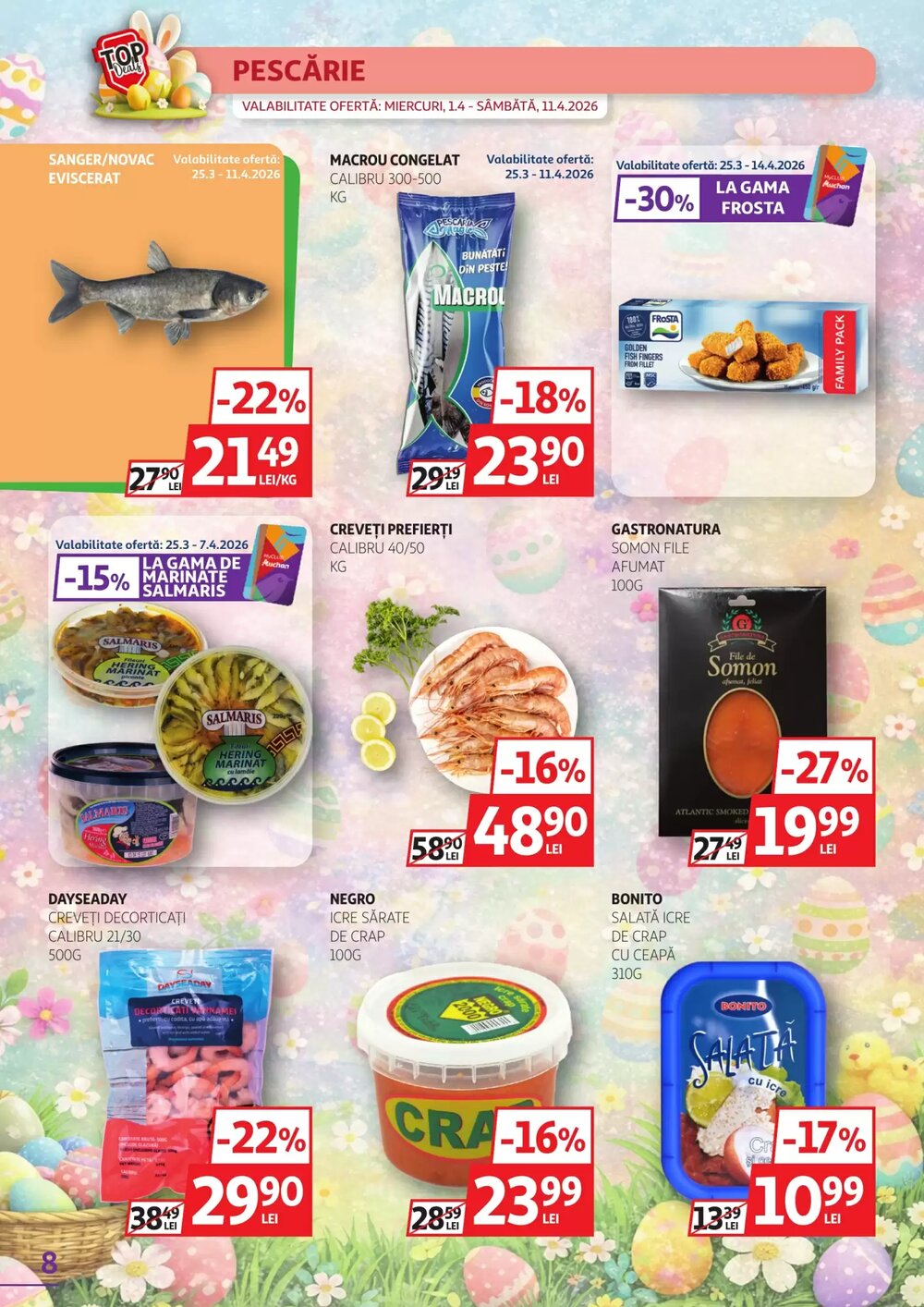 Catalogul cu oferte Auchan valabil de la 25.03.2026 - Pagina 8.