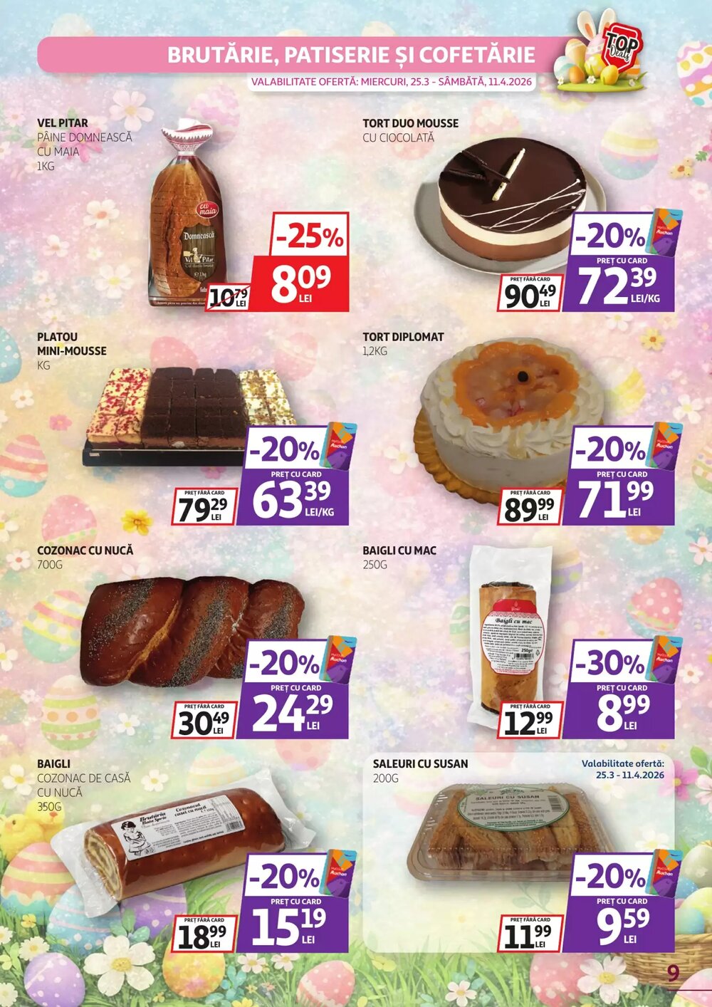 Catalogul cu oferte Auchan valabil de la 25.03.2026 - Pagina 9.