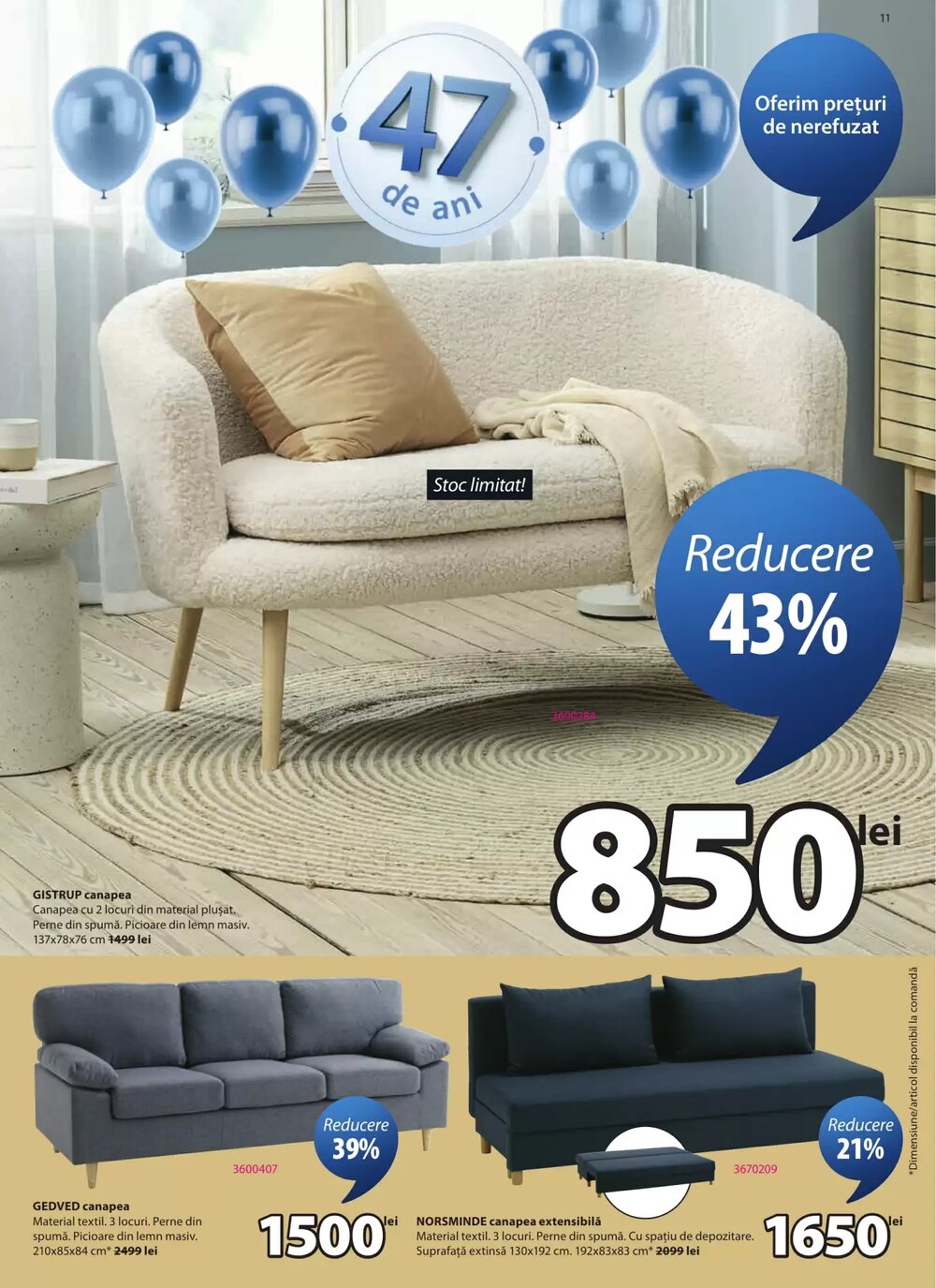 Catalogul cu oferte JYSK valabil de la 25.03.2026 - Pagina 11.