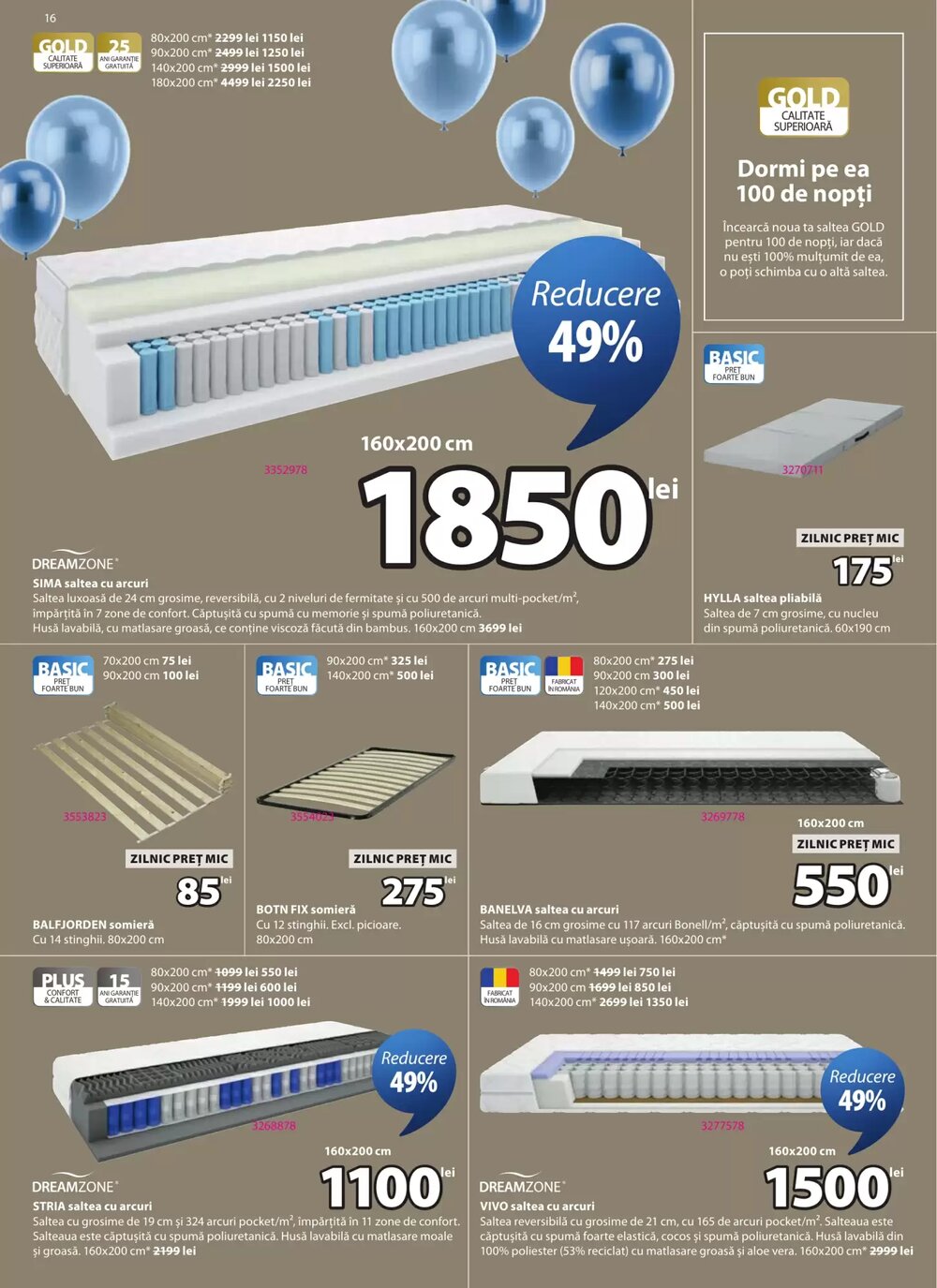 Catalogul cu oferte JYSK valabil de la 25.03.2026 - Pagina 16.