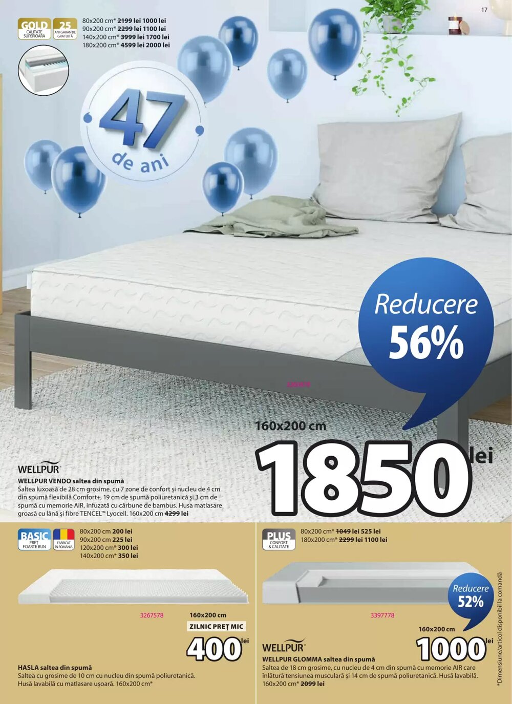 Catalogul cu oferte JYSK valabil de la 25.03.2026 - Pagina 17.
