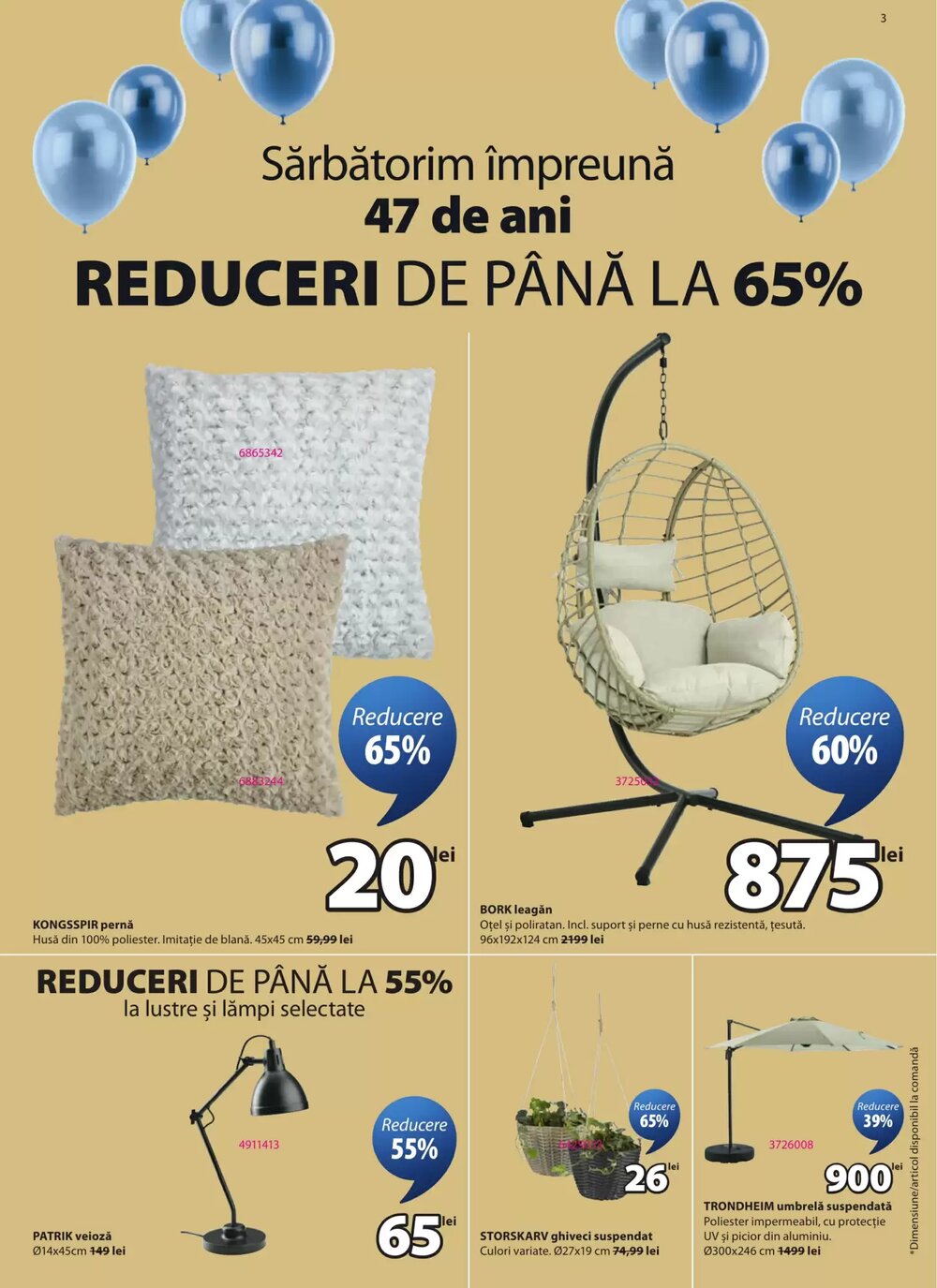 Catalogul cu oferte JYSK valabil de la 25.03.2026 - Pagina 3.