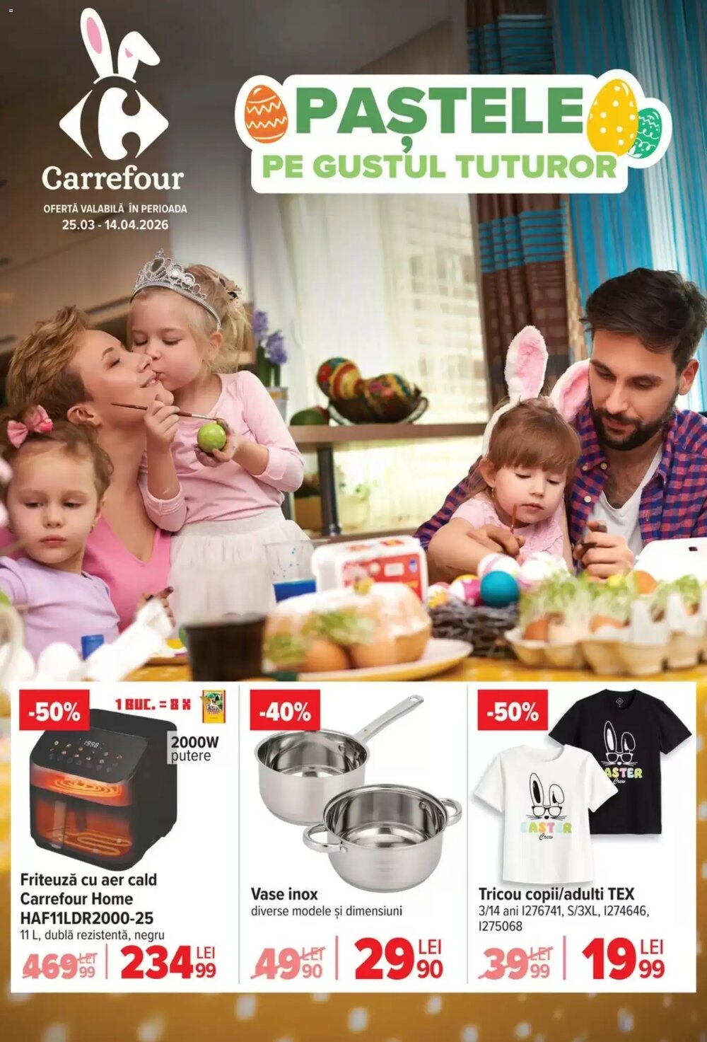 Catalogul cu oferte Carrefour valabil de la 25.03.2026 - Pagina 1.