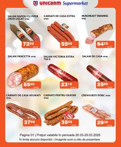 Catalogul cu oferte Unicarm valabil de la 26.03.2026
