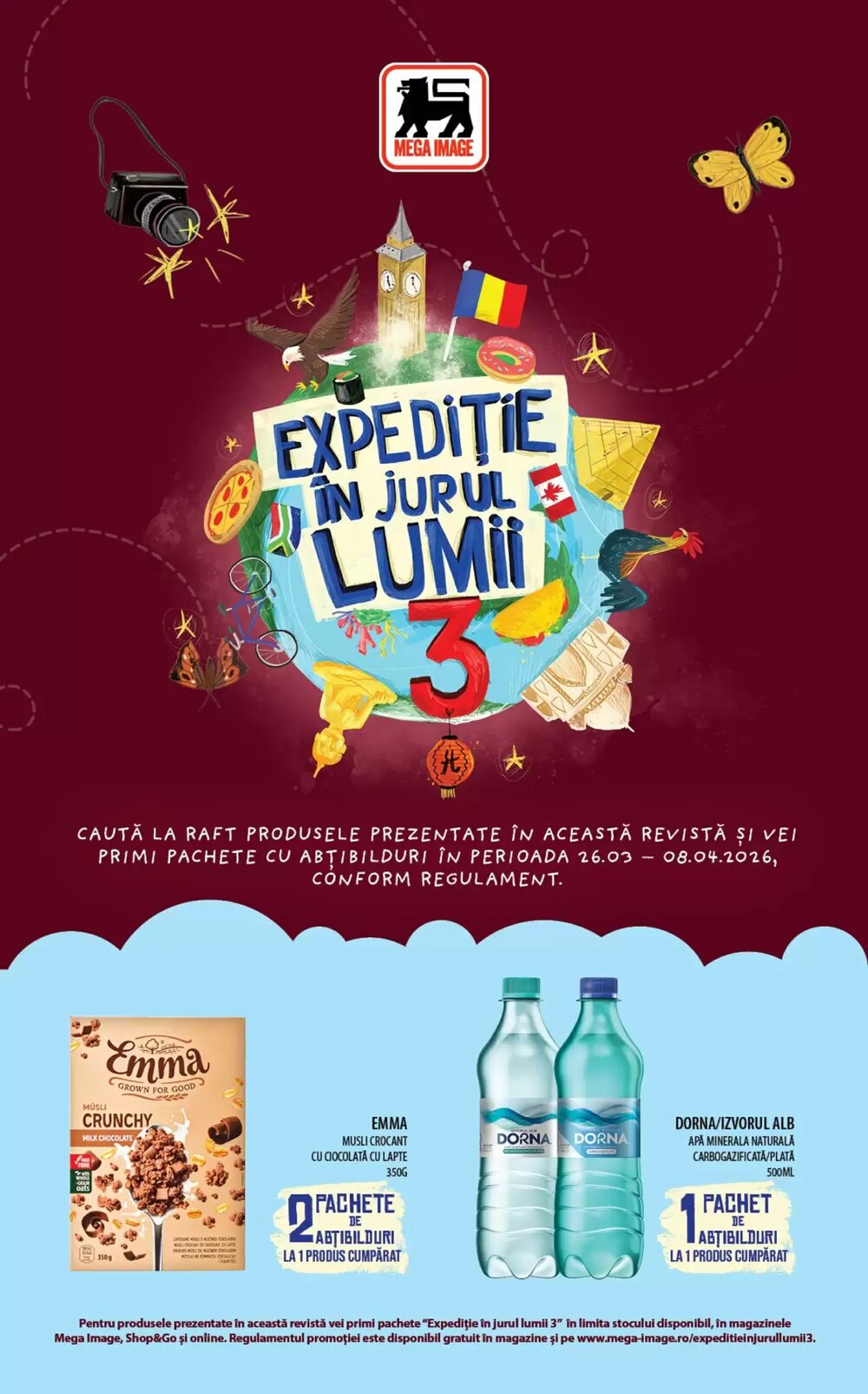 Catalogul cu oferte Mega Image valabil de la 26.03.2026 - Pagina 1.