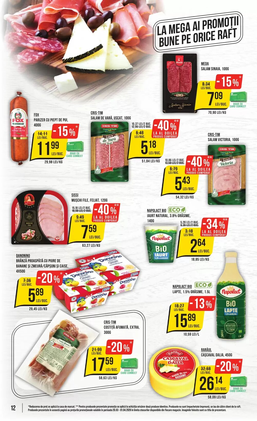 Catalogul cu oferte Mega Image valabil de la 26.03.2026 - Pagina 12.