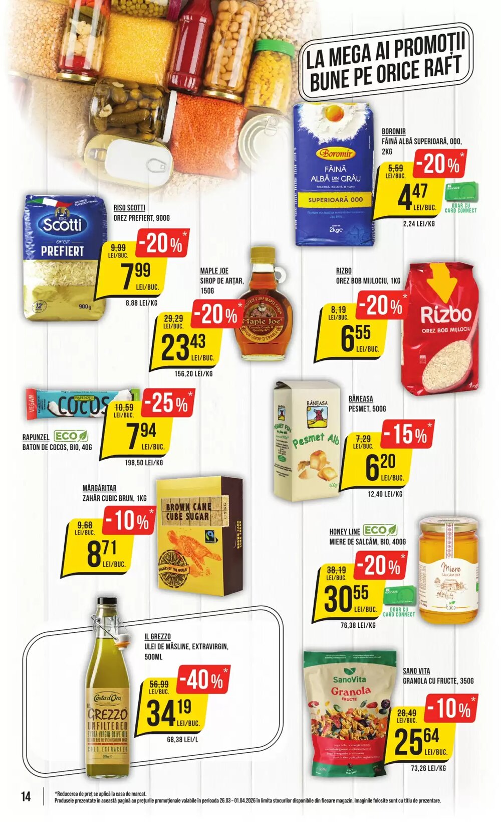 Catalogul cu oferte Mega Image valabil de la 26.03.2026 - Pagina 14.