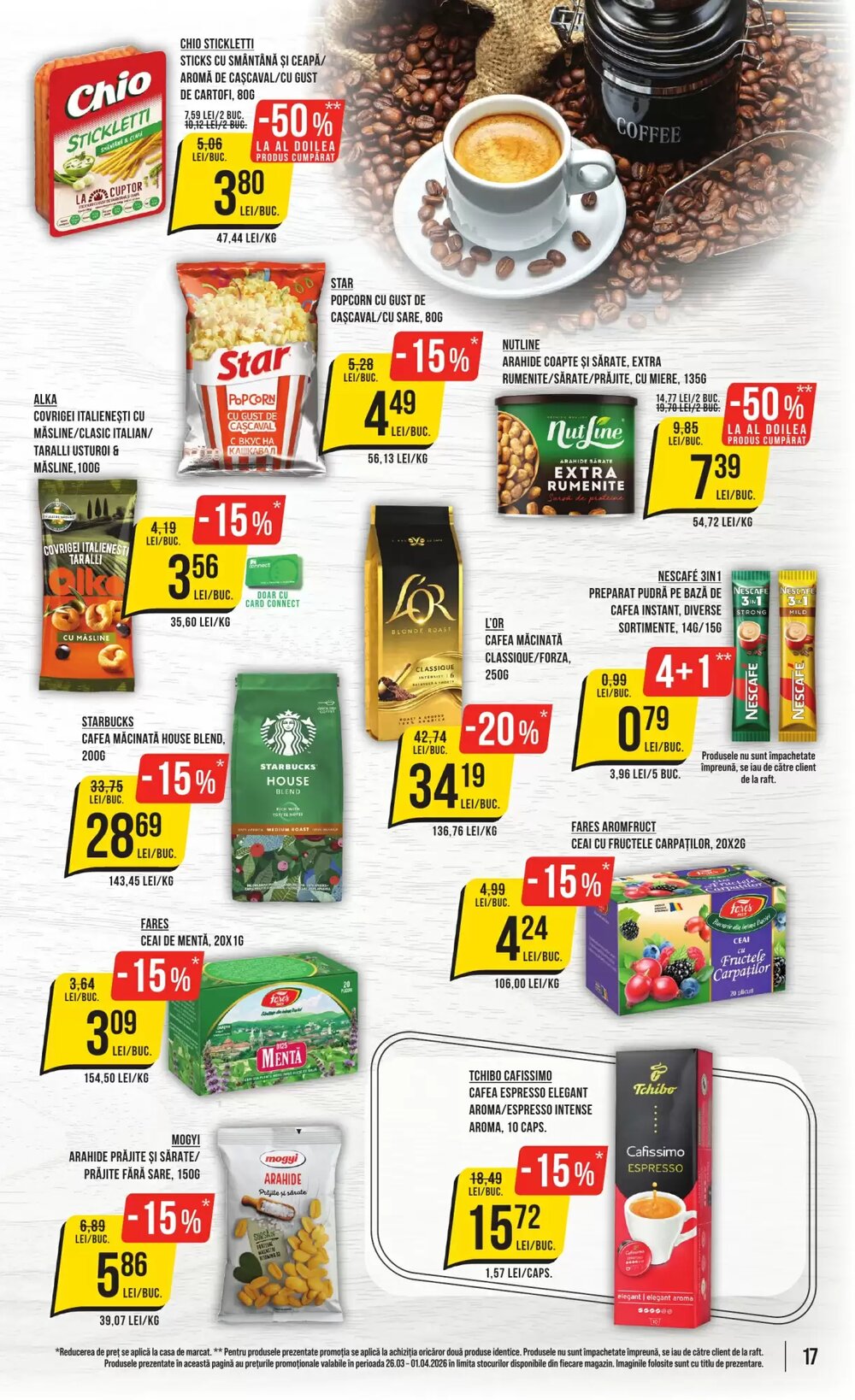 Catalogul cu oferte Mega Image valabil de la 26.03.2026 - Pagina 17.