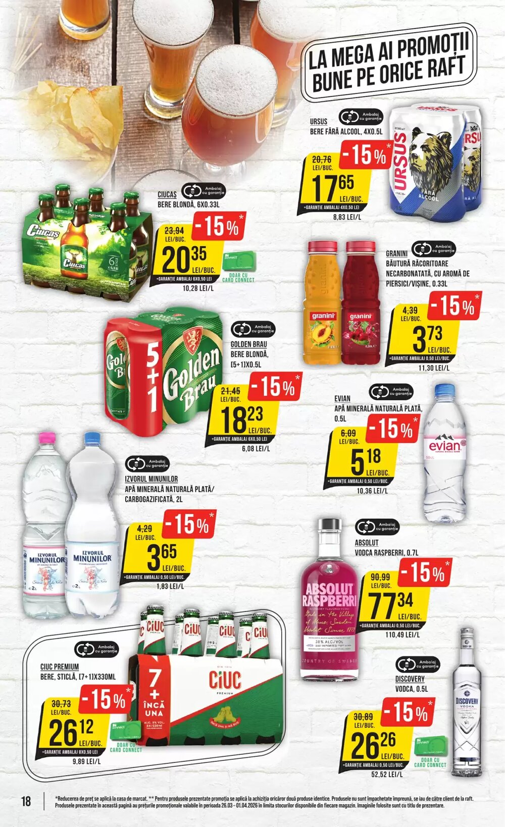 Catalogul cu oferte Mega Image valabil de la 26.03.2026 - Pagina 18.