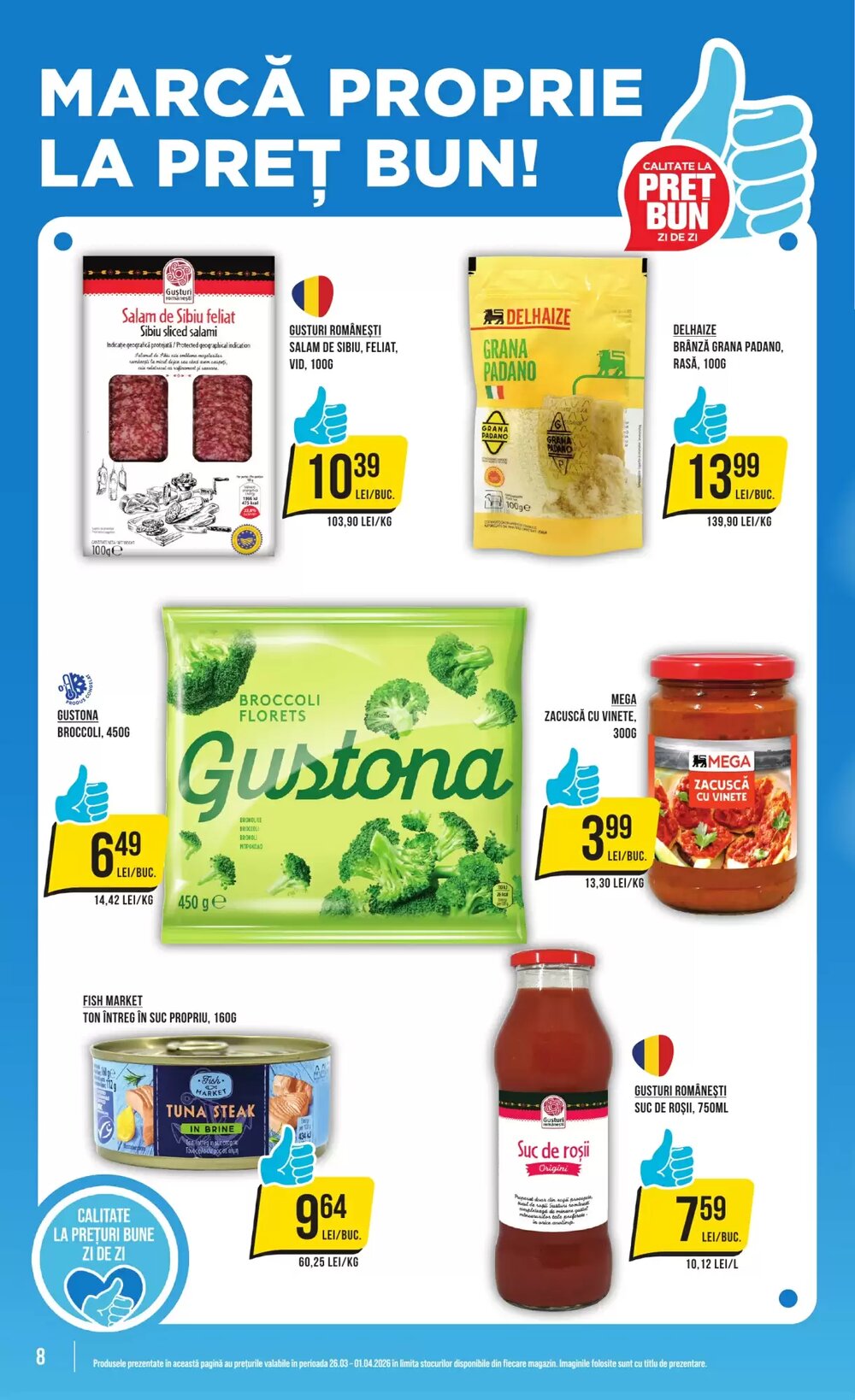 Catalogul cu oferte Mega Image valabil de la 26.03.2026 - Pagina 8.