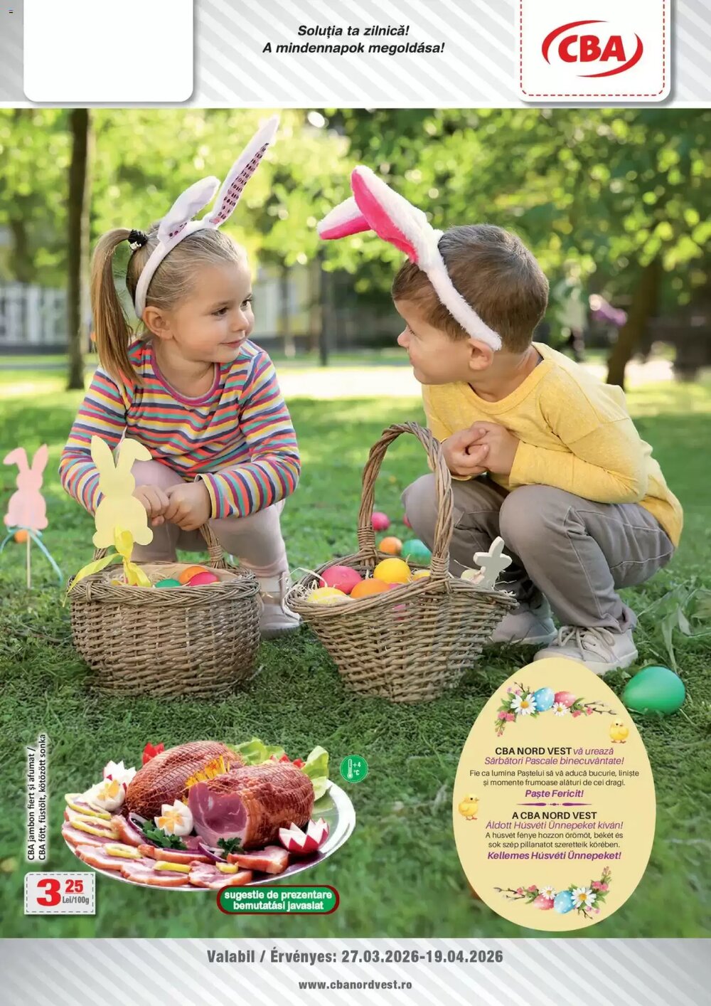 Catalogul cu oferte CBA valabil de la 27.03.2026 - Pagina 1.