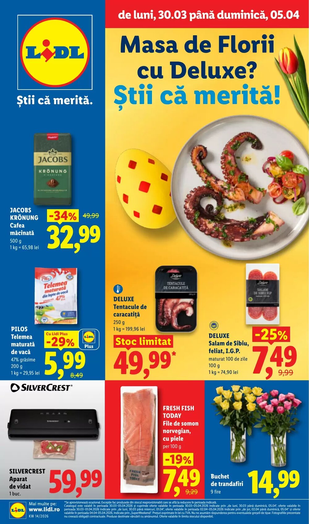 Catalogul cu oferte Lidl valabil de la 30.03.2026 - Pagina 1.