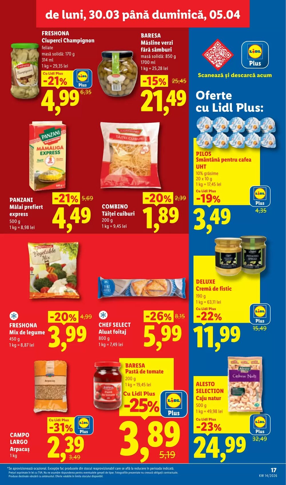 Catalogul cu oferte Lidl valabil de la 30.03.2026 - Pagina 17.