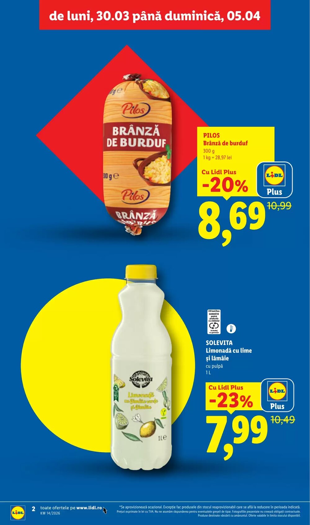 Catalogul cu oferte Lidl valabil de la 30.03.2026 - Pagina 2.