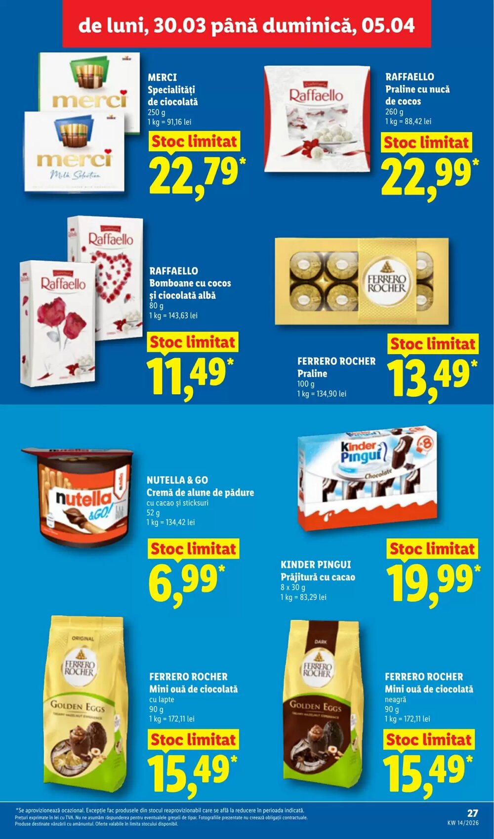 Catalogul cu oferte Lidl valabil de la 30.03.2026 - Pagina 27.