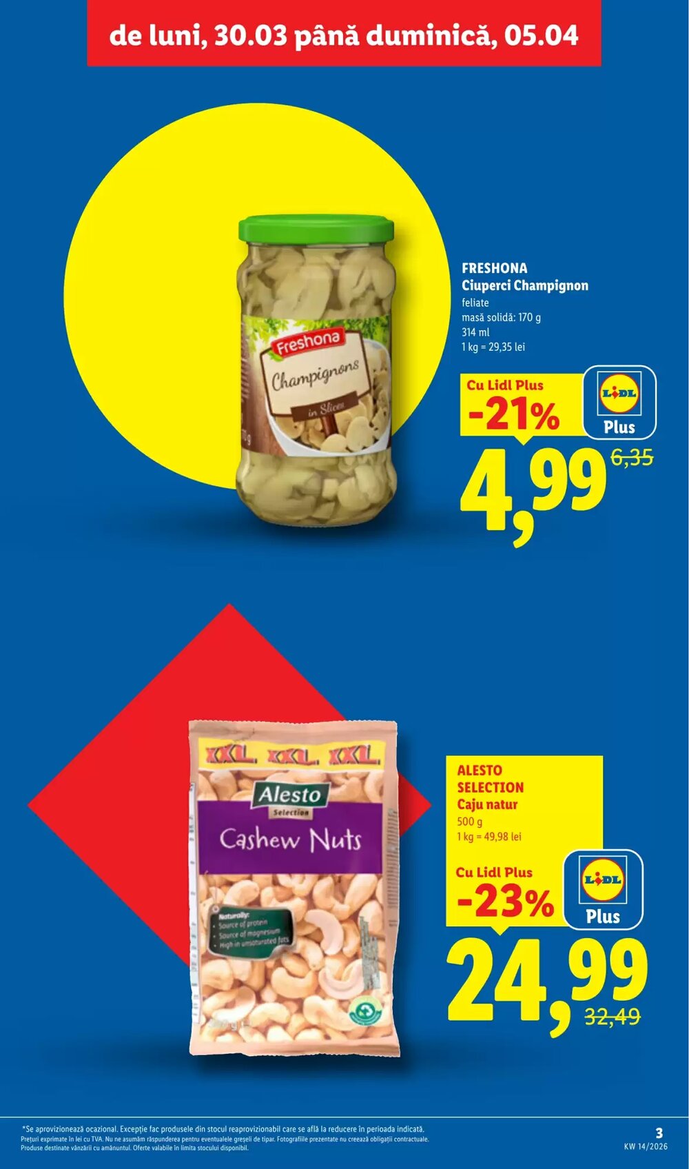Catalogul cu oferte Lidl valabil de la 30.03.2026 - Pagina 3.