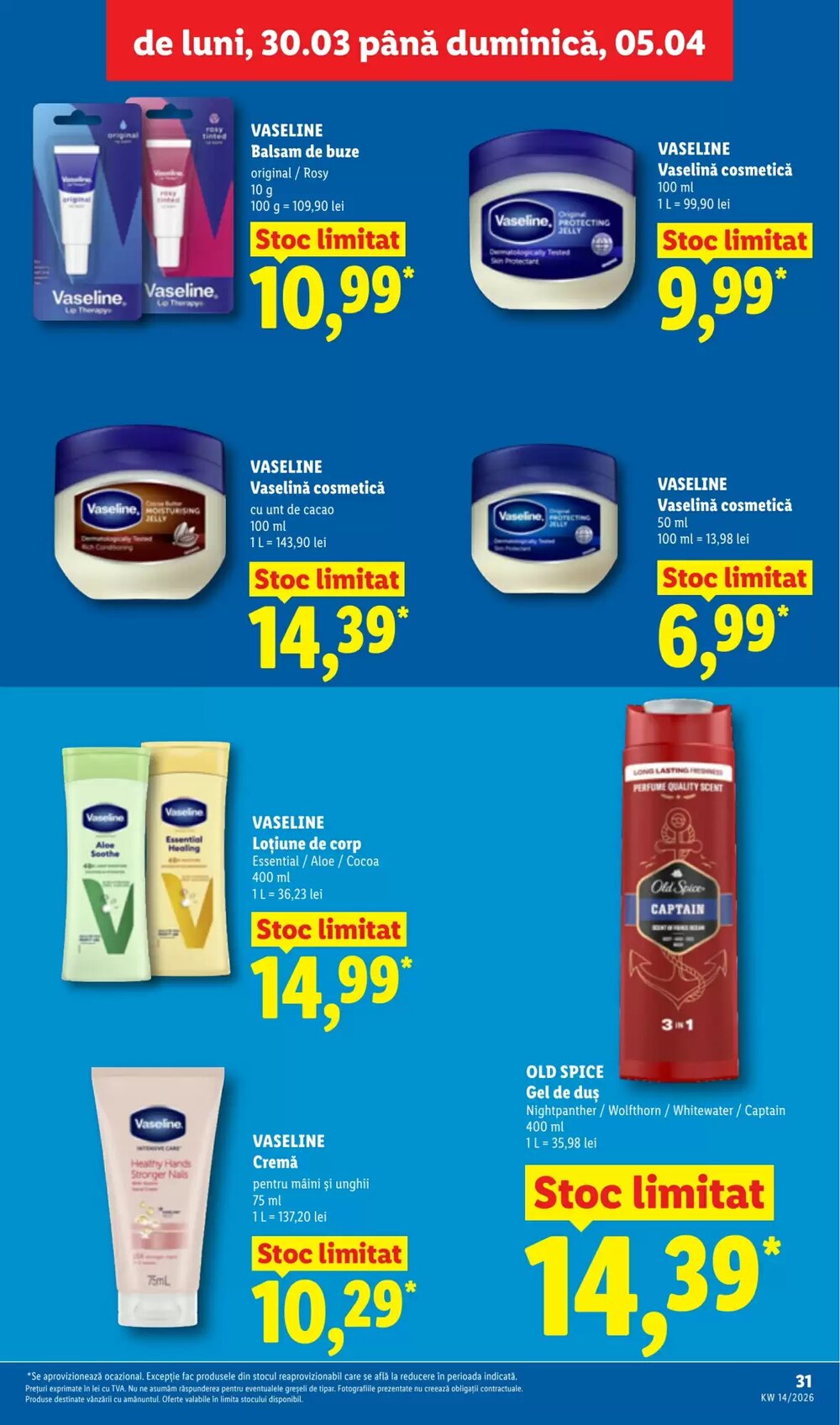 Catalogul cu oferte Lidl valabil de la 30.03.2026 - Pagina 31.