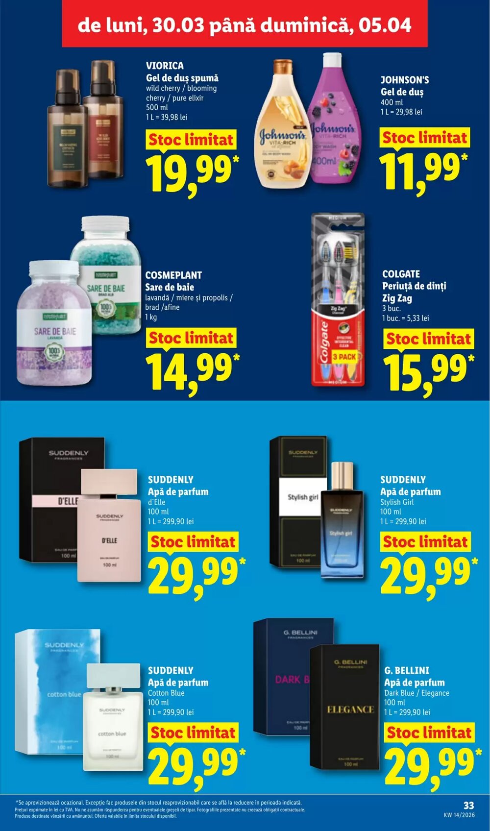 Catalogul cu oferte Lidl valabil de la 30.03.2026 - Pagina 33.