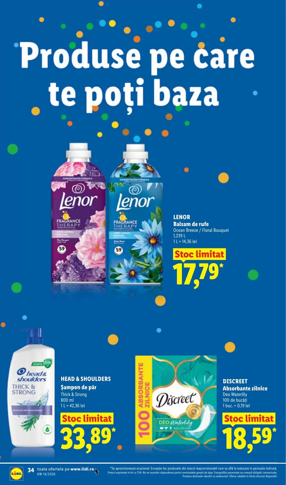 Catalogul cu oferte Lidl valabil de la 30.03.2026 - Pagina 34.