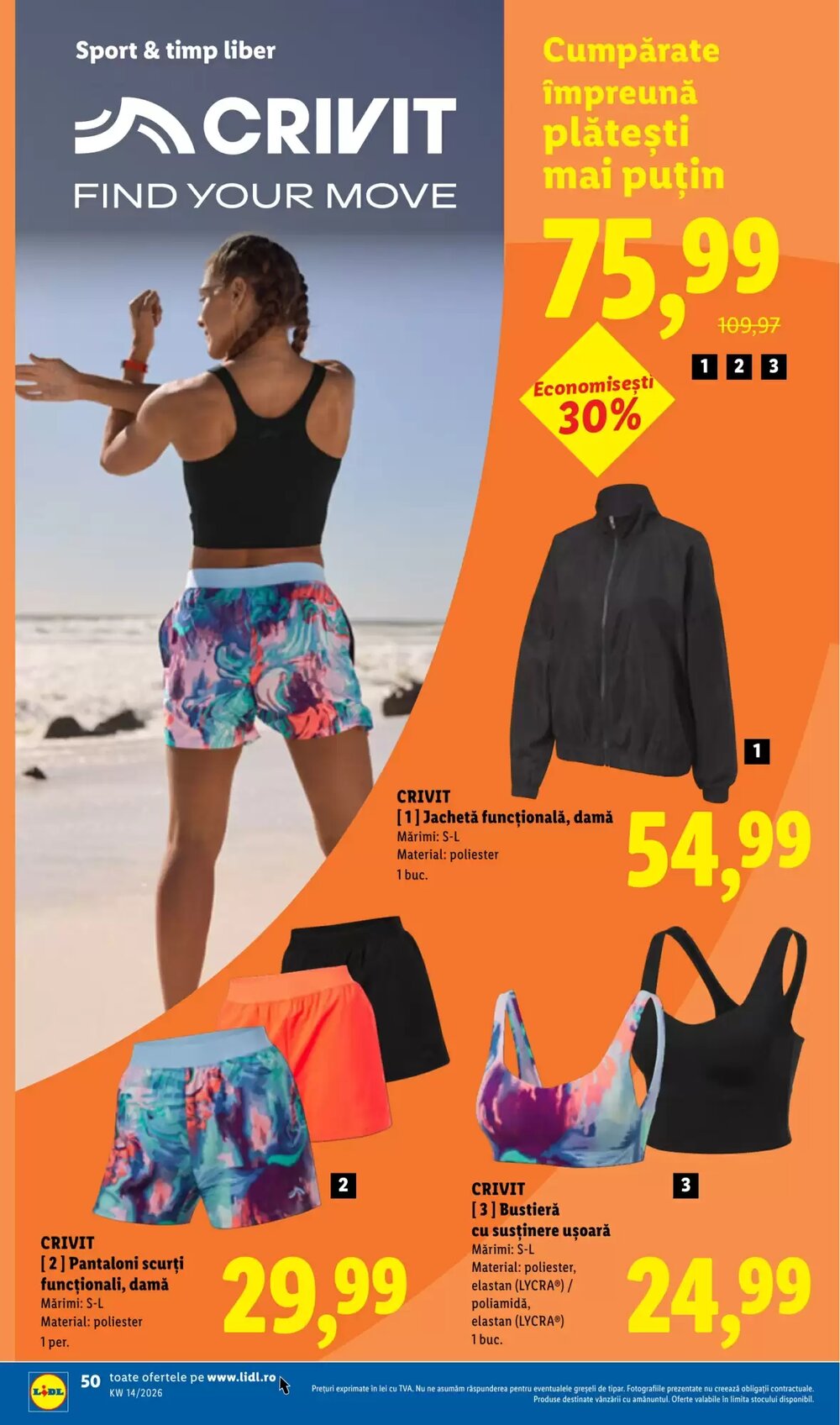 Catalogul cu oferte Lidl valabil de la 30.03.2026 - Pagina 50.