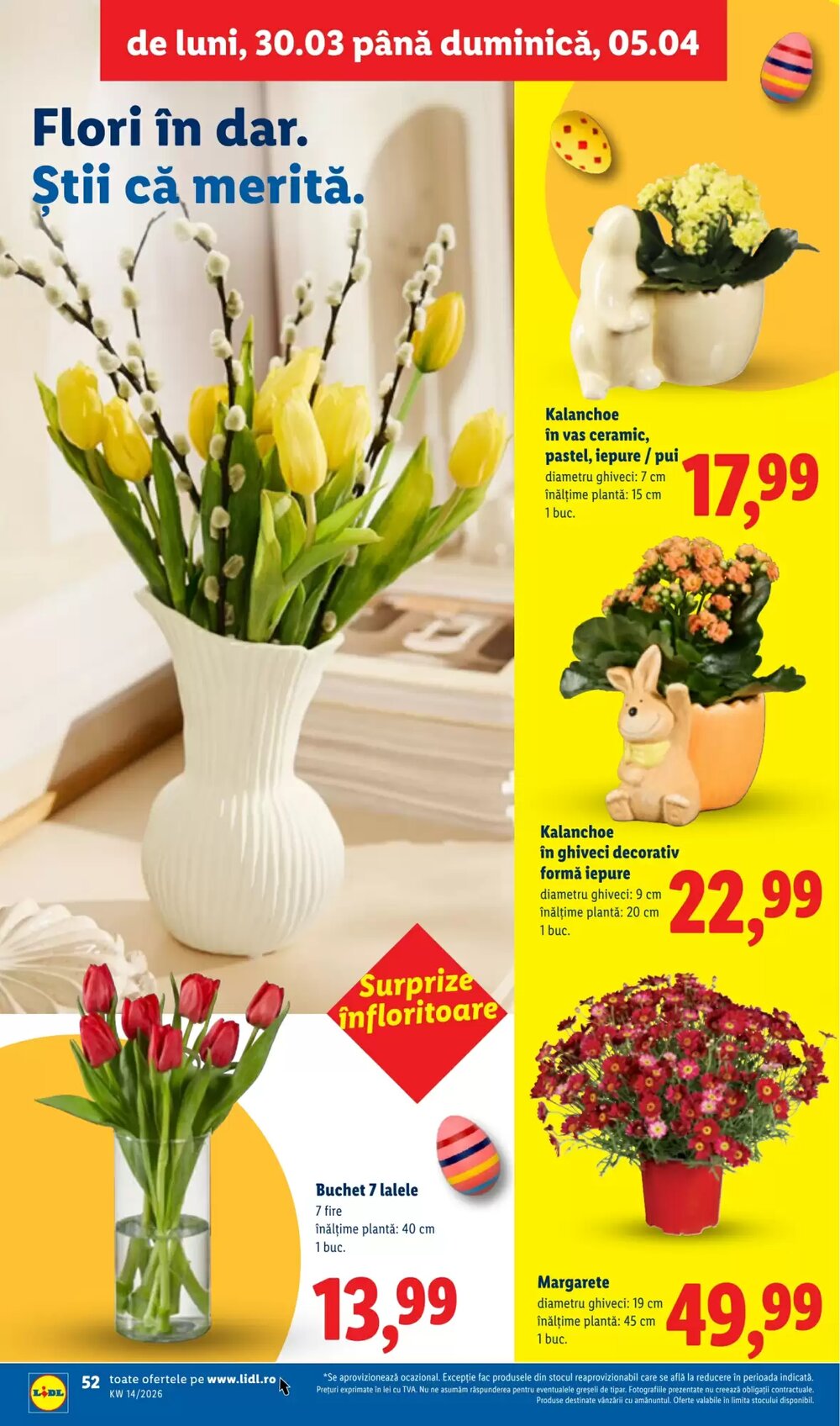 Catalogul cu oferte Lidl valabil de la 30.03.2026 - Pagina 52.