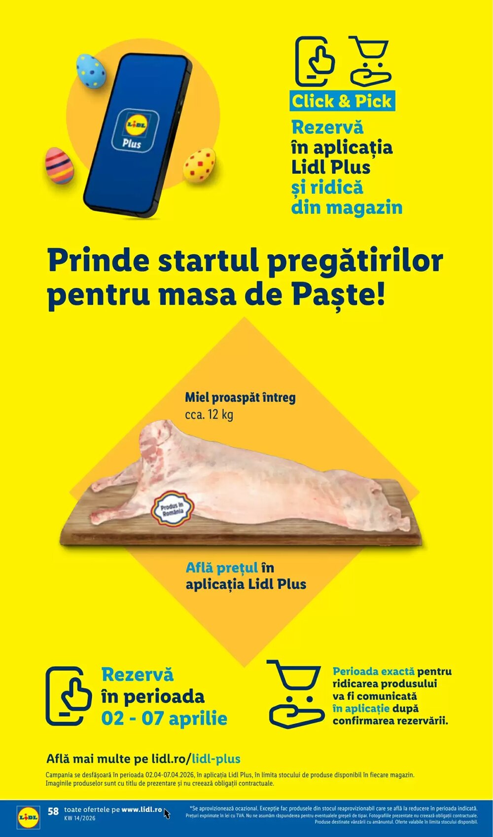 Catalogul cu oferte Lidl valabil de la 30.03.2026 - Pagina 58.