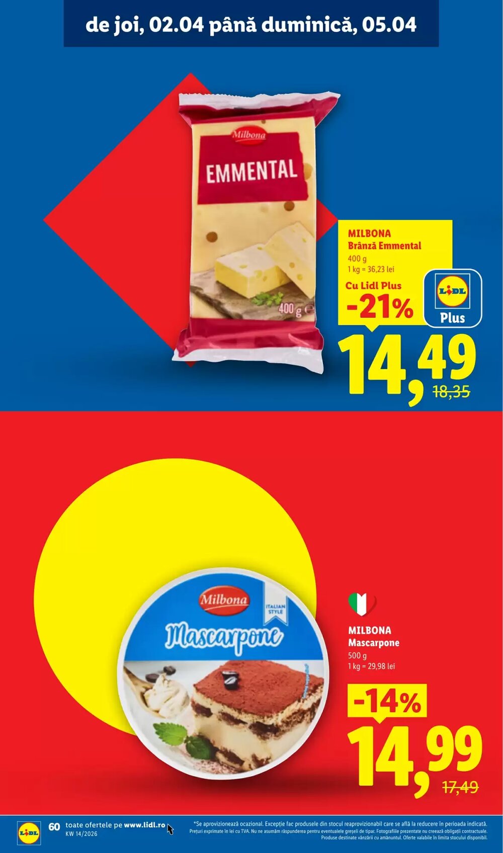 Catalogul cu oferte Lidl valabil de la 30.03.2026 - Pagina 60.