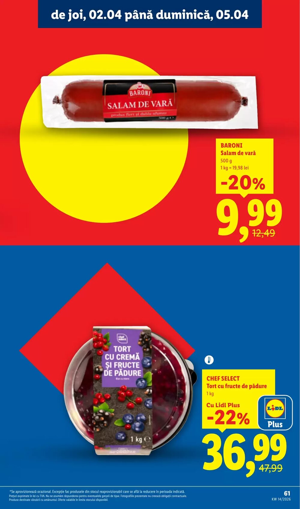 Catalogul cu oferte Lidl valabil de la 30.03.2026 - Pagina 61.