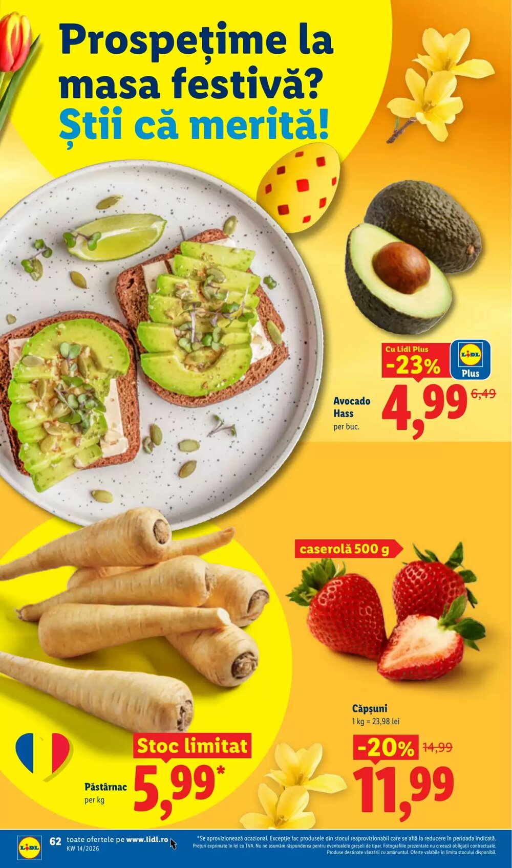 Catalogul cu oferte Lidl valabil de la 30.03.2026 - Pagina 62.