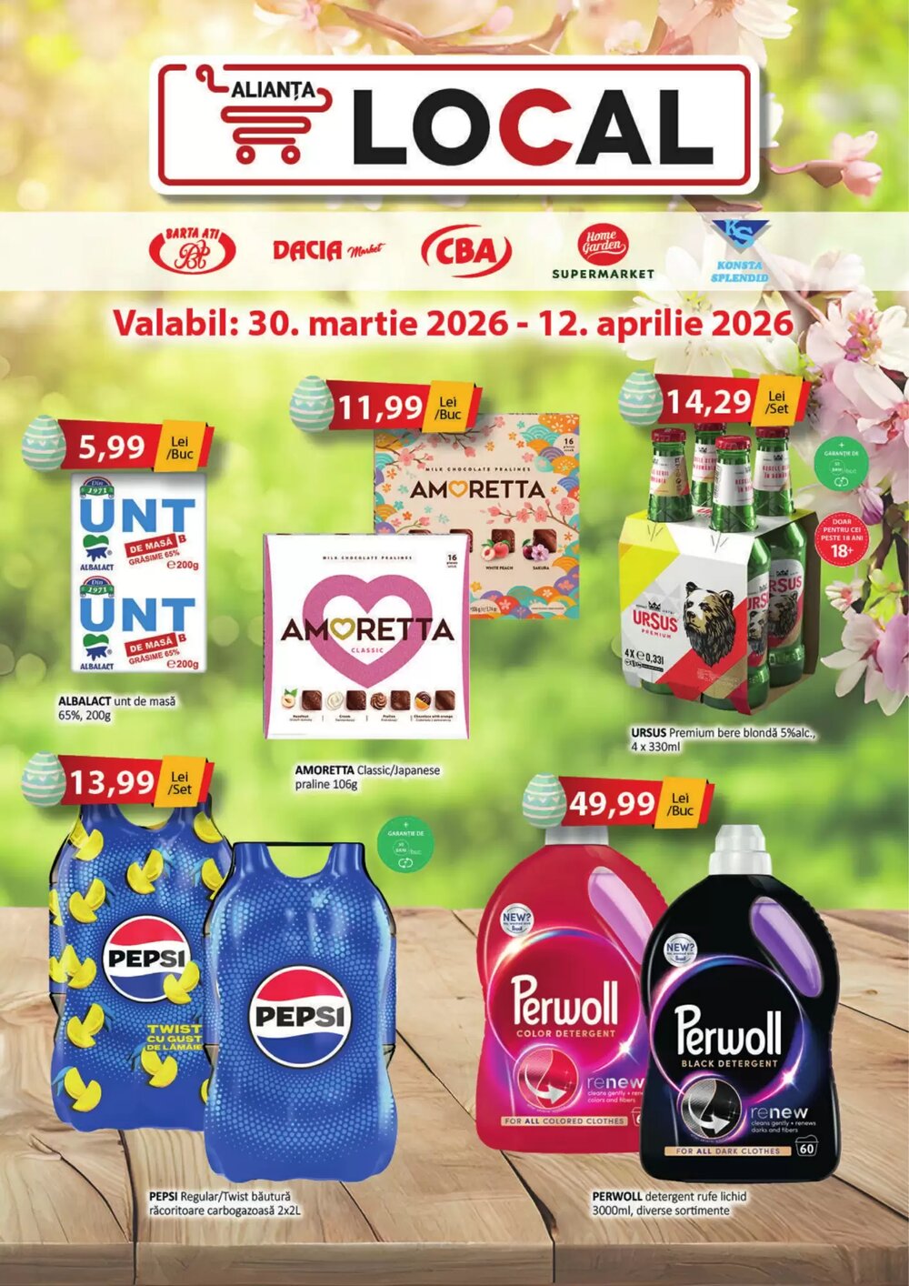 Catalogul cu oferte CBA valabil de la 30.03.2026 - Pagina 1.