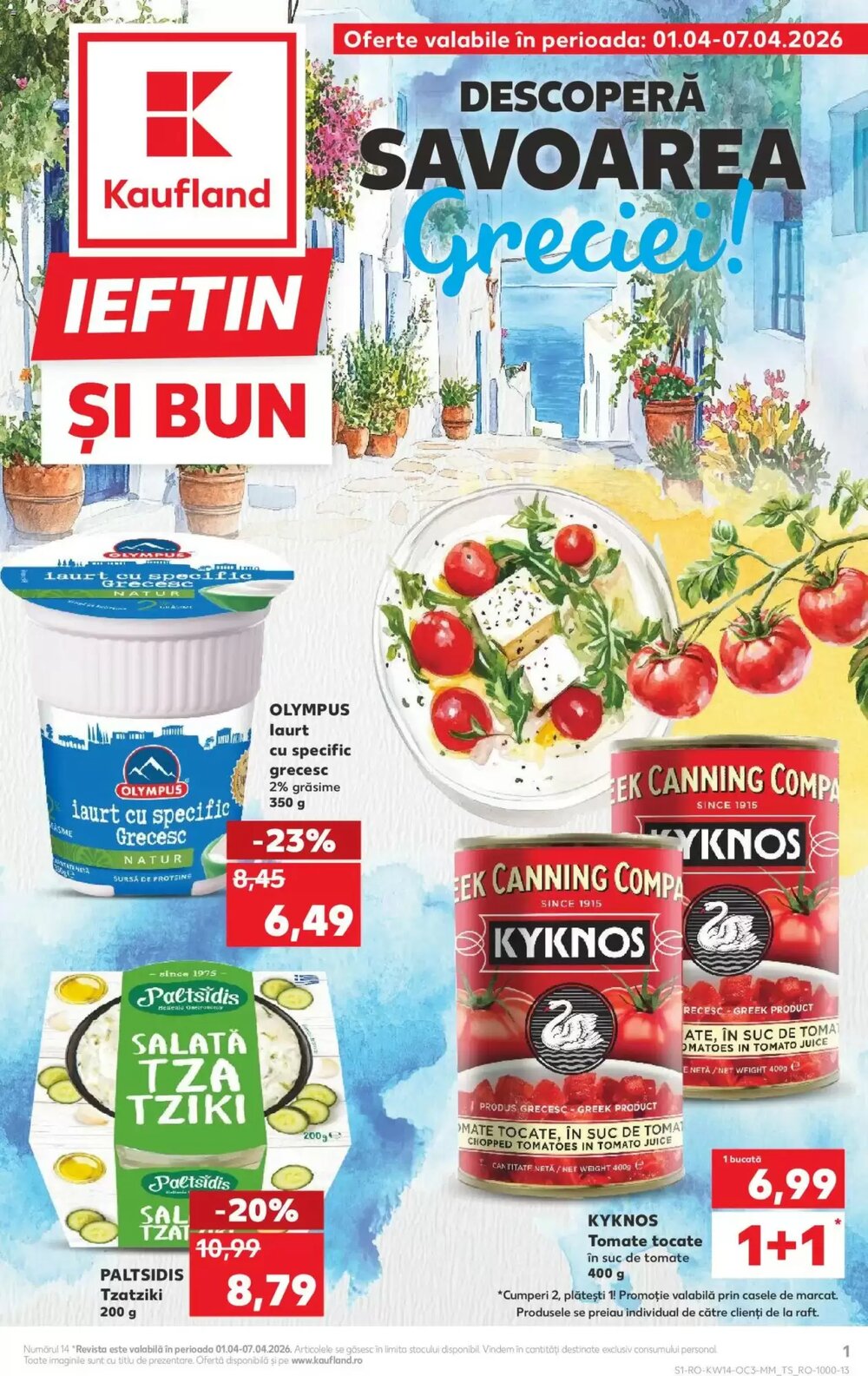 Catalogul cu oferte Kaufland valabil de la 31.03.2026 - Pagina 1.